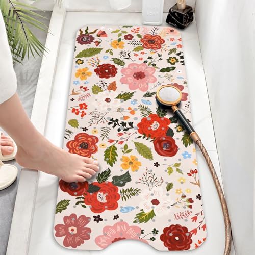 Bathtub Mat Non Slip, Bohemia Extra Long Bath tub Mat Shower Floor Mat - Image 6