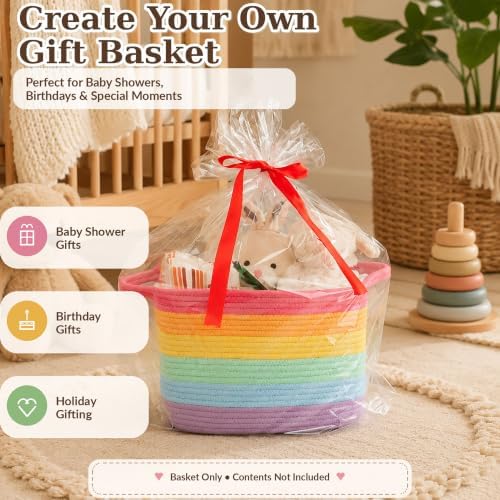 XUANGUO Woven Cotton Rope Storage Basket - Image 6