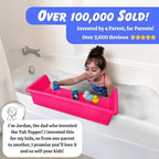 Tub Topper Mini Bathtub Splash Guard & Bath Shelf - Image 6