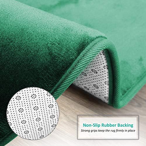 Clara Clark Bathroom Rugs, Velvet Memory Foam Bath Mat, Machine Washable Bath - Image 4