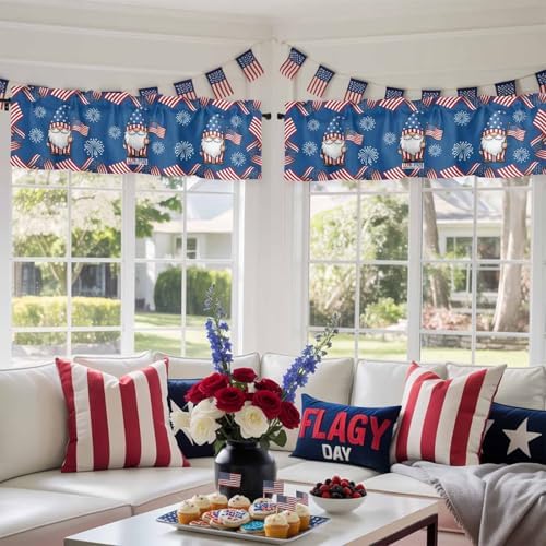 4th of July Kitchen Curtains Valances - Image 5