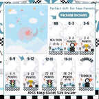 Baby Closet Dividers 8PCS, Racing/Race Car Theme Wooden Double-Sided Clothes - Image 6