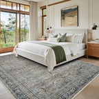 Green Retro 8x10 Washable Area Rugs - Image 7
