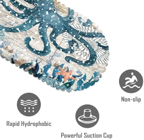 MOLFUJ Non Slip Octopus Bathtub Mat - Image 2