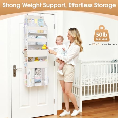 WISELIFE 5-Tier Over the Door Organizer - Image 3