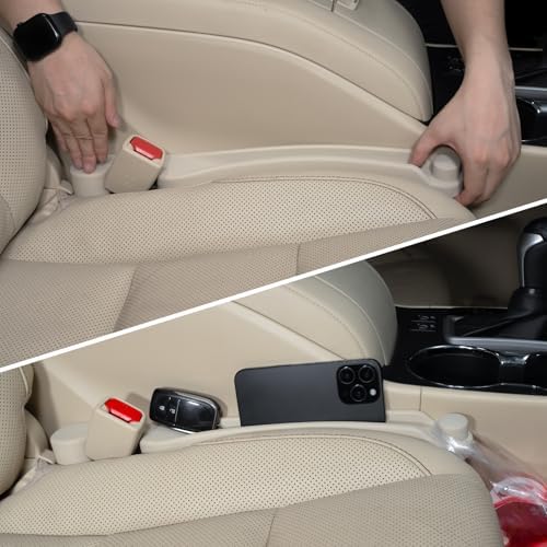Givifive Car Seat Gap Filler Organizer 2Pack Soft Foam 3IN1 Multifunctional by Givifive