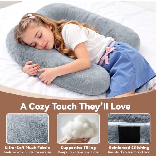 Kids Car Seat Travel Pillow, Toddler Neck Pillow - Image 5