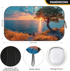 Car Windshield Sun Shade Foldable Reflector Sunshade - Image 3