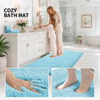 ILANGO Toilet Rugs U Shaped 22" × 24", Soft Absorbent Microfiber Bath Rugs - Image 6