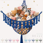 Lare Stuffed Animal Storage Hammock Corner Net by PrimZootyDesign