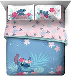 Jay Franco Disney Lilo & Stitch Queen Comforter Set, 7 Piece Bed in a Bag by JayFranco