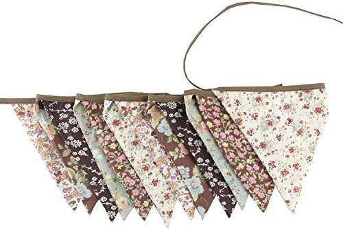 LOVENJOY Brown Floral Collection 100% Cotton Banner - Image 4