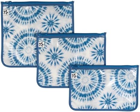 Tiny Twinkle Diaper Bag Organizing Pouches|3 Pack Mess-Proof Clear Front Travel by TinyTwinkle
