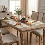 Artoid Mode Beige Placemats Set of 4, 12x18 Inch Summer Fall Washable Holiday - Image 6