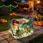 Halloween Dinosaur Ghost thriller basket, Empty Halloween basket, Horror and - Image 4
