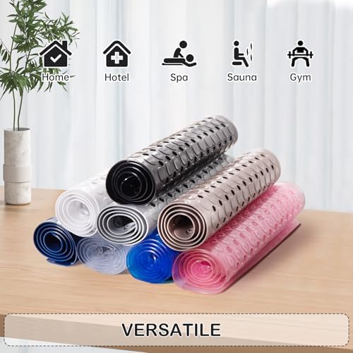 Non-Slip Bathtub and Shower Mats, Power Grip Bath Mat 35 x 16.3 Inch - Image 7