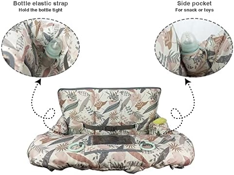 Shopping Cart Cover for Baby, 2 in 1 High Chair Cover for Restaurant seat & - Image 4