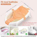 Colorlife Baby Bath Seat Support Net Infant Bathing Seat Support Mat, - Image 3