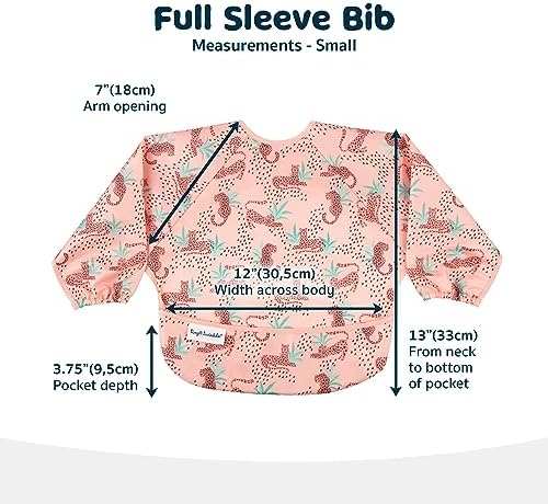 Tiny Twinkle Long Sleeve Bib for Babies & Toddlers | Waterproof Smock Bib for - Image 5