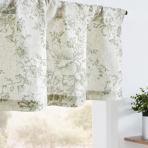jinchan Linen Kitchen Valance by JINCHAN