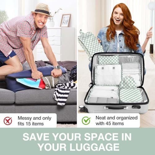 8 Set Packing Cubes for Suitcases, Suitcase Organizer - Image 6