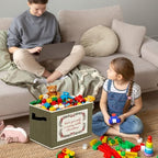 Vintage Christmas Nursery Storage Bins Box - Image 4