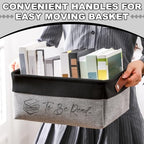 Marsui 1 Pcs TBR Basket Book Storage Bin Bookish Gifts - Image 3