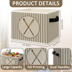 Vintage Baseball Boy Storage Bins Box - Image 6