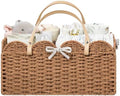 HBlife Large Baby Diaper Caddy, Paper Rope Storage Baskets Nursery Bin by HBlife
