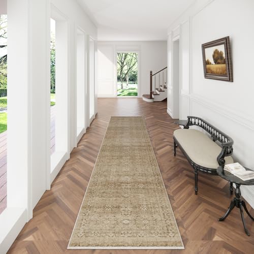 Washable Kitchen Rug Runners for Hallways: 2'x 10' Long Runner Rug Non Slip by palohom