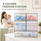 Baby Bottle Organizer, 3-Tier Acrylic Storage Organizer - Image 6