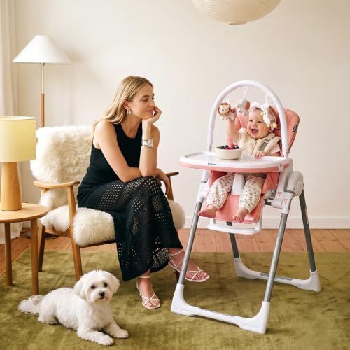 INFANS High Chair for Babies and Toddlers, Foldable Highchair - Image 2