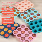 Silicone Freezer Tray with Lid, 1.5oz x 12 Pods - Image 2