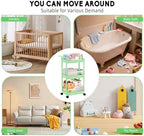 Volnamal Diaper Caddy, 3 Tier Rolling Cart - Image 4