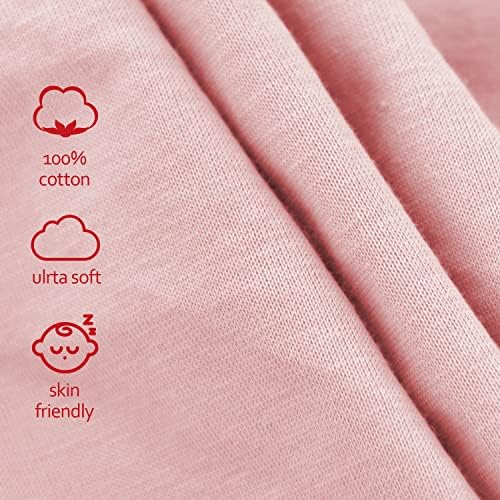 Changing Pad Cover Cotton Pink for Girl, Changing Table Pad Cover - Image 2