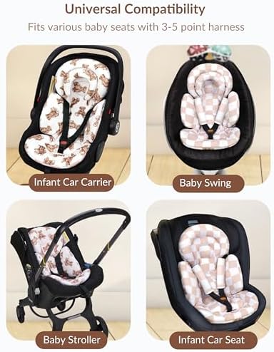 TinlyFinly Infant Car Seat Insert - Image 4