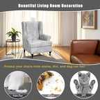NILUOH Wingback Chair Covers 2-Piece, Armchair Slipcovers - Image 5