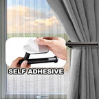 MaxMona Adhesive Curtain Holdbacks, No Drill Tie Backs, 4 Pack - Image 2