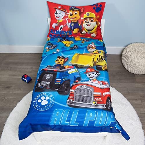 Paw Patrol Calling All Pups 4 Piece Toddler Bedding Set – Includes Comforter - Image 2