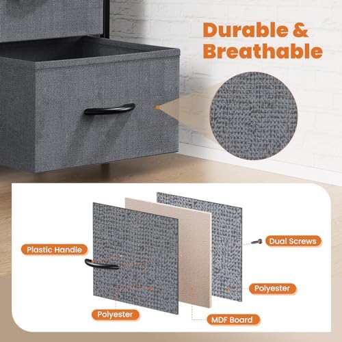 Sweetcrispy 7 Drawer Dresser Storage Organizer - Image 4