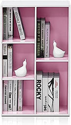 Furinno LUDER Book Shelf, 5-Cube Bookshelf, Reversible Bookcase, 9.4 x 19.5 x - Image 6