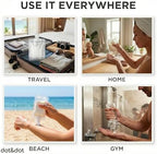 Travel Pouches for Toiletries, 13 Pack TSA Approved Refillable Travel Liquid - Image 5