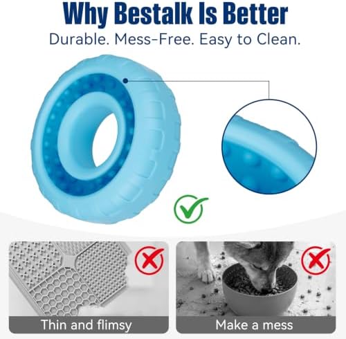 Dog Enrichment Lick Bowl, Bestalk Slow Feeder Lick Mat - Image 4