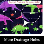 Shower Mat Bathtub Mat, 26.8x15.1 inch, Non-Slip Bath Mat - Image 2