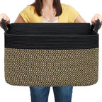 COMFY-HOMI Large Rectangular Blanket, Cotton Rope Woven by COMFY-HOMI