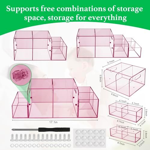 NANYEZH Acrylic Diaper Caddy, Baby Wipes Organizer - Image 5