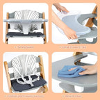 Ezebaby Wooden High Chair Grow - Image 4