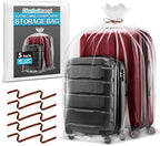 5 Pack 40” x 58” Extra Large Clear Plastic Storage Bags by Unknown