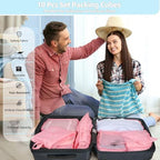 10 Pcs Set Packing Cubes - Image 2