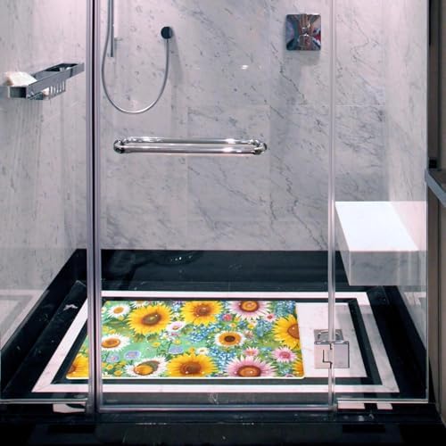 Shower Mat Bathtub Mat, 26.8x15.1 inch, Non-Slip Bath Mat - Image 6